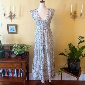 Sezane floral boho dress size 36